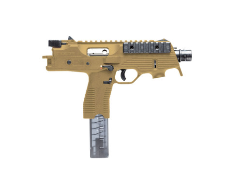 B&T TP9 9mm Semi-Auto Pistol with Coyote Tan Finish and 30-Round Magazine