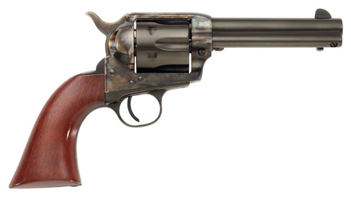 Taylor's & Company Gunfighter 45 Colt Revolver with Blued Finish and Walnut Grips