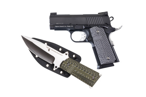 Magnum Research Desert Eagle 1911 .45 ACP Semi-Auto Pistol with G10 Grips and Knife