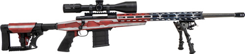 HOWA M1500 APC American Flag Bolt Action Rifle in 6.5 Creedmoor with Nikko Stirling Scope