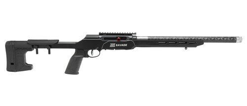 Savage Arms A22 Precision Lite .22 LR Rifle - 18-inch Barrel, Matte Black Finish