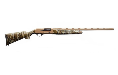 Charles Daly 601 Field 12 Gauge Semi-Auto Shotgun with Flat Dark Earth Cerakote Finish and Mossy Oak Bottomlands Camo Stock