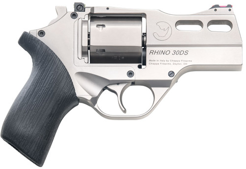Chiappa Firearms Rhino 30DS 10mm Revolver with Chrome Finish and Adjustable Fiber Optic Sights CF340.341