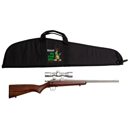Keystone Sporting Arms Crickett .22 LR Single Shot Rifle with Walnut Stock and Scope