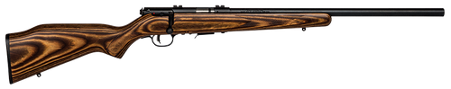 Savage Arms 93R17 BV Bolt Action Rifle in 17 HMR with Matte Blue Finish and Brown Laminate Stock