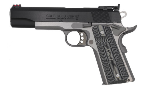 Colt Gold Cup Lite 38 Super Semi-Auto Pistol with Fiber Optic & Bomar Sights