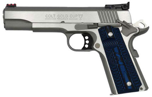 Colt Gold Cup Lite .38 Super Semi-Auto Pistol with Brushed Stainless Steel Finish