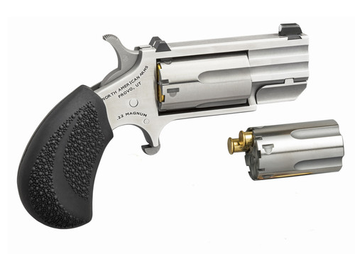 North American Arms Pug Model NAA-PUG-DC Revolver in 22 LR & 22 Magnum with Stainless Finish