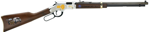 Henry Repeating Arms H4 EMS Tribute 22LR Lever Action Rifle with Engraved Finish and Walnut Stock