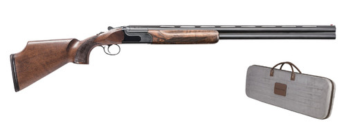 Charles Daly 214E Superior Compact 12 Gauge Over/Under Shotgun with Checkered Walnut Stock