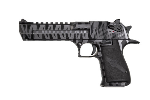 Magnum Research Desert Eagle Mark XIX 44 Magnum Semi-Auto Pistol with Black Tiger Stripes Finish