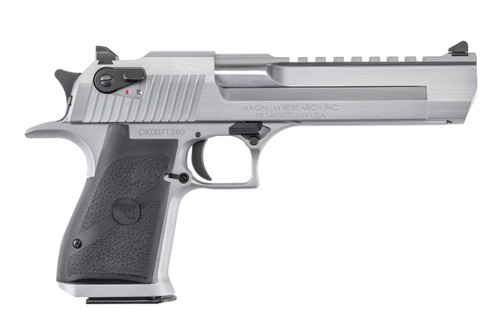 Magnum Research Desert Eagle 44 Magnum Brushed Chrome Semi-Auto Pistol with Weaver Rail