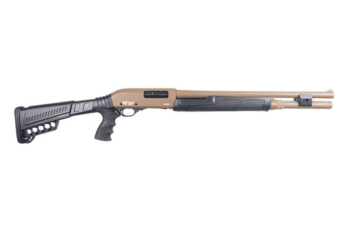 Gforce Arms GF2P 12 Gauge Pump Action Shotgun with Flat Dark Earth Finish and 7+1 Capacity