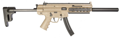 American Tactical Inc GSG-16 Carbine 22 LR Rifle with Flat Dark Earth Finish and Collapsible Stock