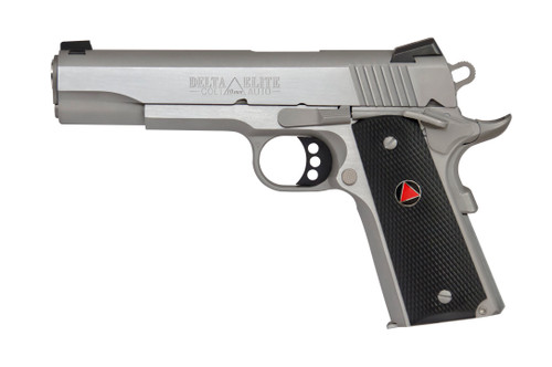 Colt Delta Elite 10mm Stainless Steel Semi-Auto Pistol with Novak Sights and 8-Round Magazine