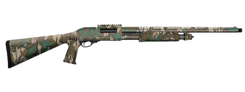 Charles Daly 335 Pump Field Maxi-Mag 12 Gauge Shotgun with Mossy Oak Green Leaf Finish