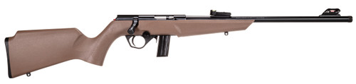 Rossi RB22 Compact 22 LR Bolt Action Rifle with Synthetic FDE Monte Carlo Stock and Fiber Optic Sights