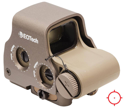 EO Tech EXPS3-2TAN Red Dot Sight with Night Vision Compatibility and Dual 1 MOA Dots