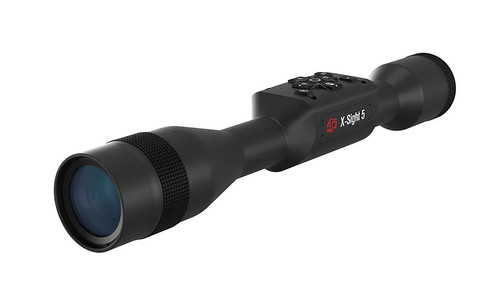 ATN X-Sight 5 5-25X Day/Night Rifle Scope with 4K UHD Recording and Ballistic Calculator