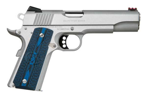 Colt Series 70 Competition 9mm Semi-Auto Pistol with Stainless Steel Finish