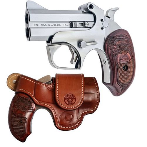 Bond Arms Patriot Defender .410 Bore & .45 Colt Specialty Handgun with Stainless Steel Finish