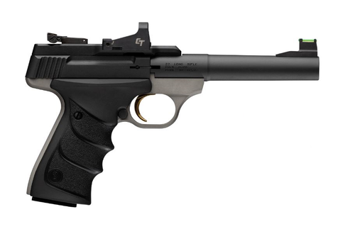 Browning Buck Mark Plus Practical .22 LR Semi-Auto Pistol with Crimson Trace Red Dot Sight