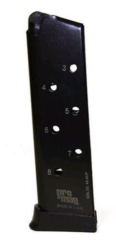 ProMag 1911 Government Magazine for .45 ACP with 8-Round Capacity