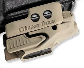 Crimson Trace Rail Master Laser with FDE Cerakote  Universal Rail Mount Accessory