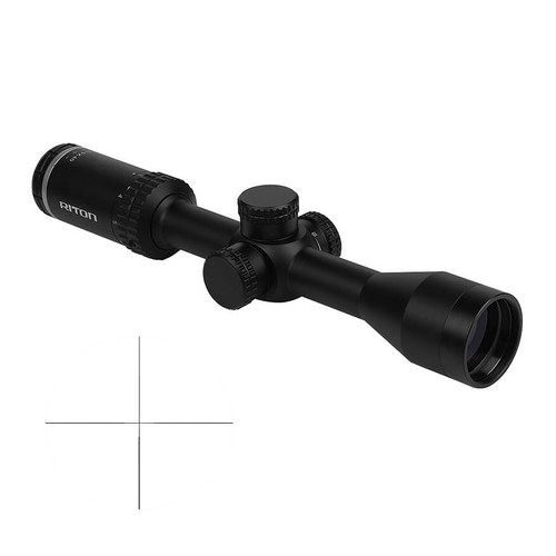 Riton Optics 1 Primal 3-9x40 Rifle Scope with Matte Finish and RHR Reticle