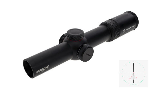 Crimson Trace Hardline Riflescope 01-3002403 with 1-10x Magnification and Illuminated TR1-MOA Reticle
