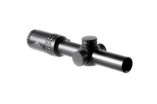 Four Peaks Scope 1-6x24 30mm Optic with MIL Reticle and Illuminated Crosshairs