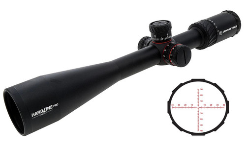 Crimson Trace Hardline Pro 6-24x50 MOA FFP Riflescope with Illuminated MR1-MOA Reticle