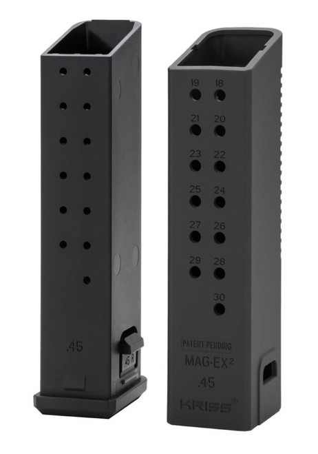 Kriss USA MagEx2 Extension Kit for G21 Magazines in Black - 45 ACP