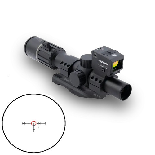 Burris Optics RT6 1-6x24mm Ballistic AR Red Dot Scope with AR-PEPR Mount 200575