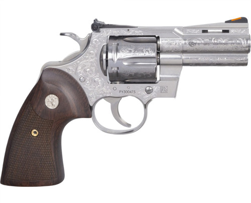Colt Python SP3WS-SE .357 Magnum Revolver with Engraved 3-Inch Stainless Steel Barrel
