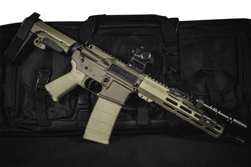 Shark Coast Tactical SCC05950KGRAS-P 5.56 NATO 10.5-inch Barrel with 30+1 Round Capacity, Green Finish