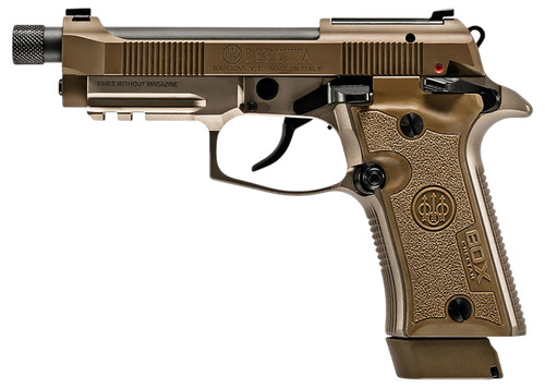 Beretta USA J80XTD10 80X Cheetah 380 Tact Desert - Compact Semi-Automatic Pistol with Optic-Ready Slide