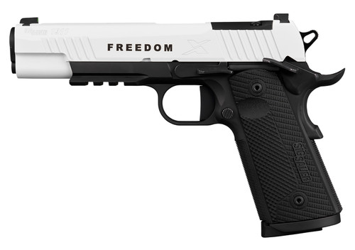Sig Sauer 1911XR45TWXR3TP 45 ACP 5-Inch Optic Ready 1911 Pistol with Black DLC Finish