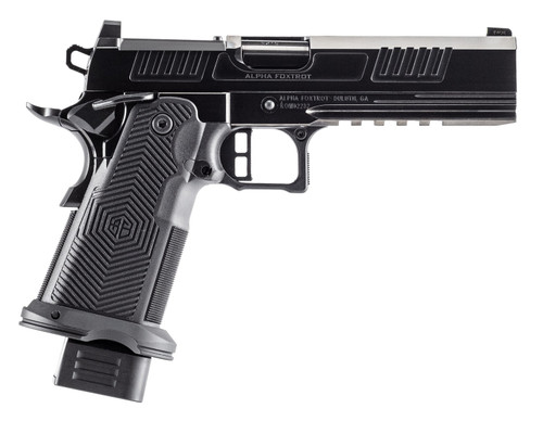 Alpha Foxtrot AA39X1EID-PDBK19 Romulus 5 9mm Luger Semi-Automatic Pistol with 5-Inch Barrel and Polished DLC Finish