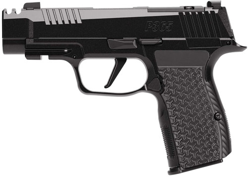 Sig Sauer P365 XL 380 with Black Pearlescent Cerakote Finish and Integrated Compensator  Part #365AXG380COMPLUXE