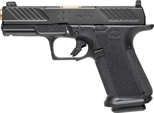 Shadow Systems MR920 SS-1001 9mm Pistol with Black/Brass Finish