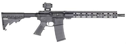 Smith & Wesson M&P15 Sport III 5.56 NATO Rifle with Red Dot Sight, 16-Inch Barrel, Black