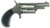 North American Arms 22MGRC Mini-Revolver in 22 WMR with Stainless Steel Frame and Black Rubber Grip