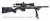 Horizon Firearms Vandal Dark 2 Bolt-Action Rifle with 22 Creedmoor, 18-Inch Fluted Threaded Barrel, and Iota Carbon Fiber Stock