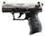 Walther Arms P22 CA Compliant .22 LR Pistol with Nickel Finish and 3.42-inch Steel Slide, Part Number 5120336