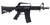 DPMS Panther Arms DP51655164074 Kitty Kat 5.56 NATO Rifle with 7.50-inch Threaded Barrel and Black Polymer Stock