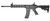 Smith & Wesson M&P15-22 Sport 22 LR Rifle with 25+1 Capacity, 16.5-Inch Barrel, Black Synthetic Stock and Magpul MBUS Sights