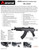 Arsenal SAM7K-44 7.62x39mm Semi-Auto Rifle with 8.5-inch Threaded Barrel