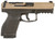 HK VP9A1 Full Size 9mm Luger Pistol with Flat Dark Earth Frame and Optic Ready Slide - Model 81001195