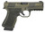 Black Rain Frontline+ FLP-9MM-BGB 9mm Compact Pistol with 4-Inch Barrel and Bazooka Green Finish